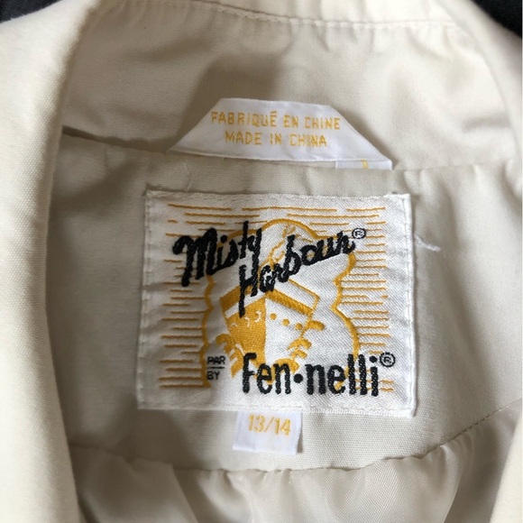 Vtg Misty Harbour by Fennelli Short Trench Coat - Picture 13 of 14